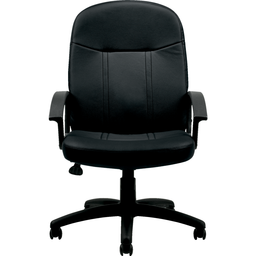 Offices to Go ™ Altona High Back Tilter Chair Luxhide Leather Black