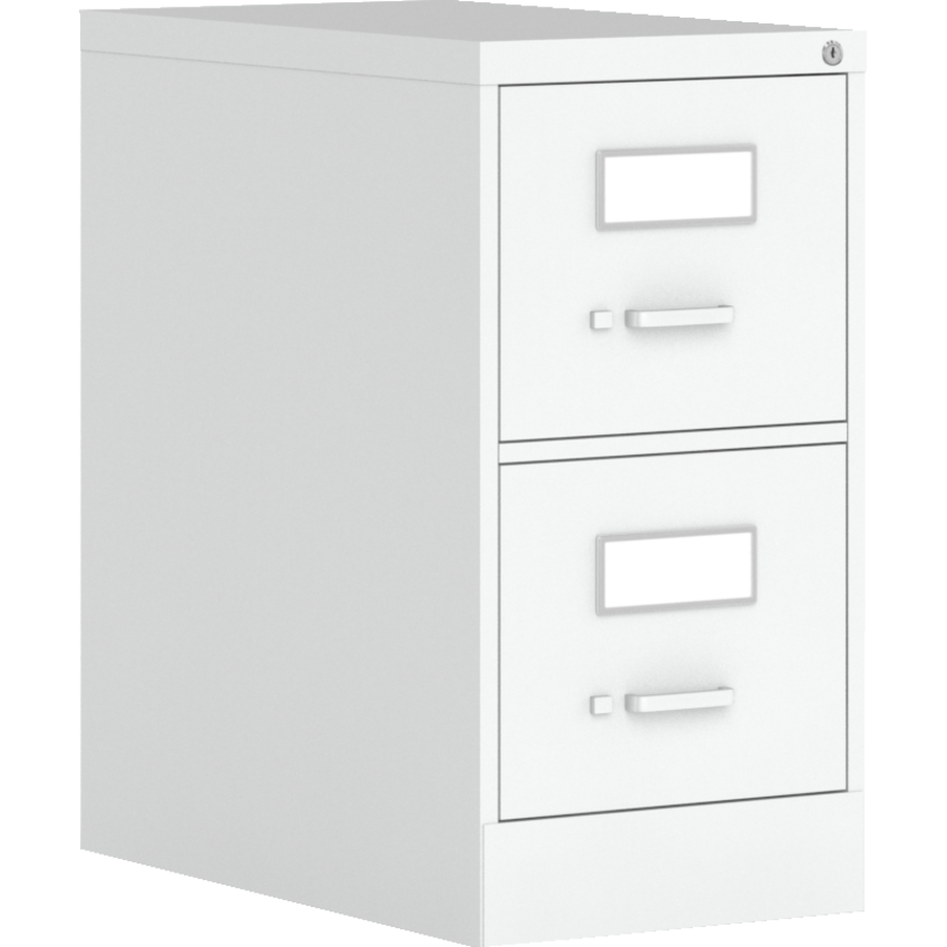 Global® Fileworks® 2600 Series Vertical File 2-Drawer Letter Designer White