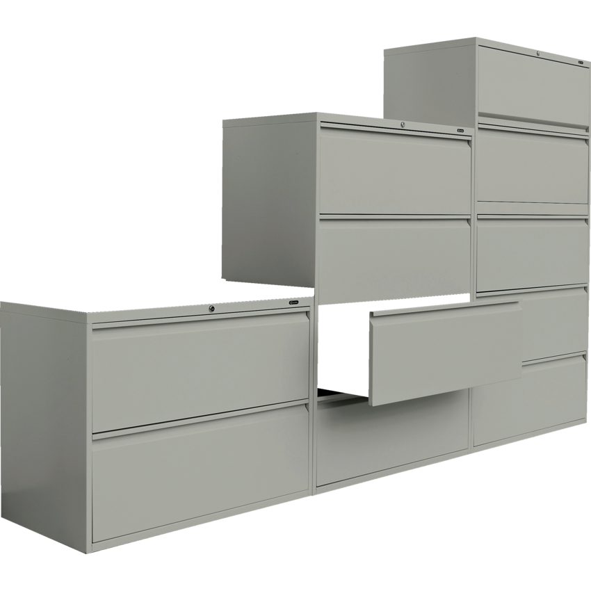 Offices to Go® Lateral File Cabinet 2-Drawer Grey