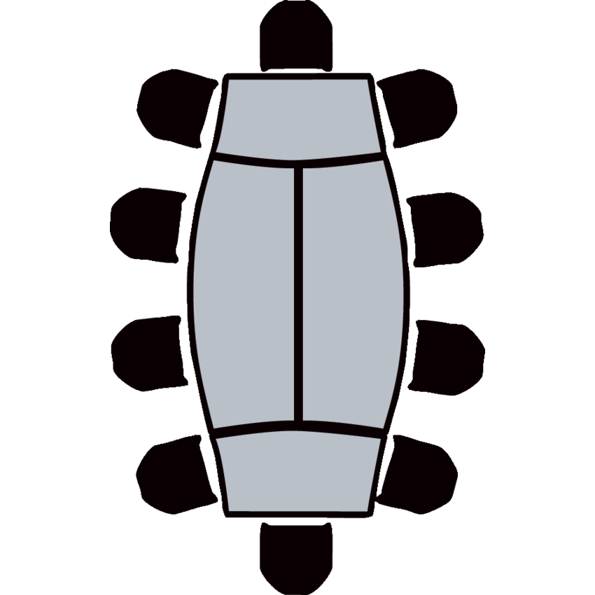 Global® Bungee™ Conference Room Transformer Table 156”W x 60”D x 29”H Winter Cherry finish