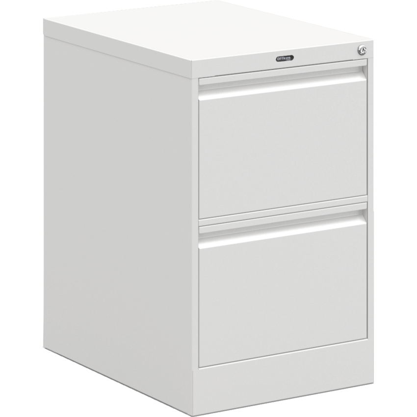 Offices to Go Vertical File 2-Drawer Legal Designer White