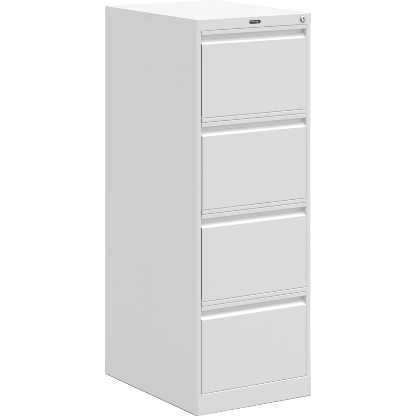 Offices to Go Vertical File 4-Drawer Legal Designer White