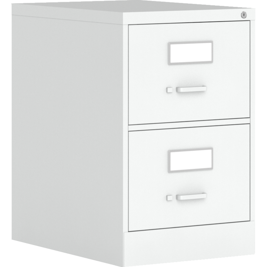 Global® Fileworks® 2600 Series Vertical File 2-Drawer Legal Designer White