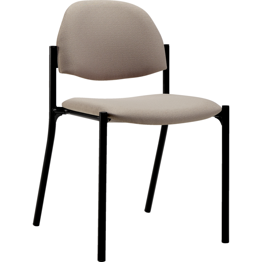 Global® Comet™ Stacking Chair Armless Fusion Flax