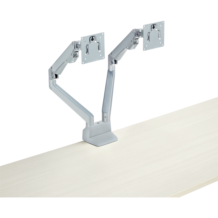 Global G7 Monitor Arm Dual 5-1/2"D x 21"H Tungsten finish