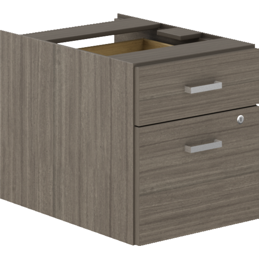 Offices to Go® Newland™ Hanging Pedestals 16"W x16"W x 23"D x 18"H Absolute Acajou