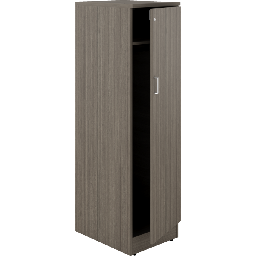Offices To Go® Newland™ Personal Wardrobe Right 18"W x 24"D x 65-3/5"H Absolute Acajou finish