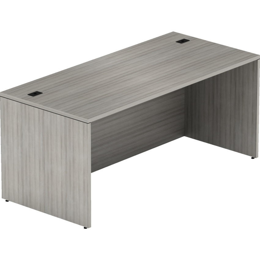 Offices To Go® Newland™ Rectangular Desk 66"W x 30"D x 29-3/5"H Noce Grigio finish
