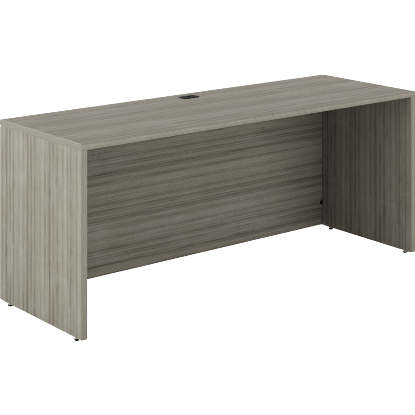 Offices to Go® Newland™ Credenza 72"W x 24"D x 29-3/5"H Noce Grigio finish
