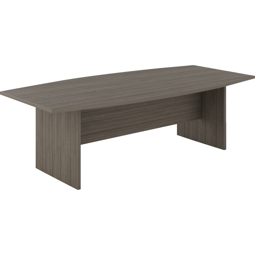Offices To Go® Newland™ Boardroom Table 1 Pc Boat Shaped 96"W x 48"D x 29"H Absolute Acajou finish