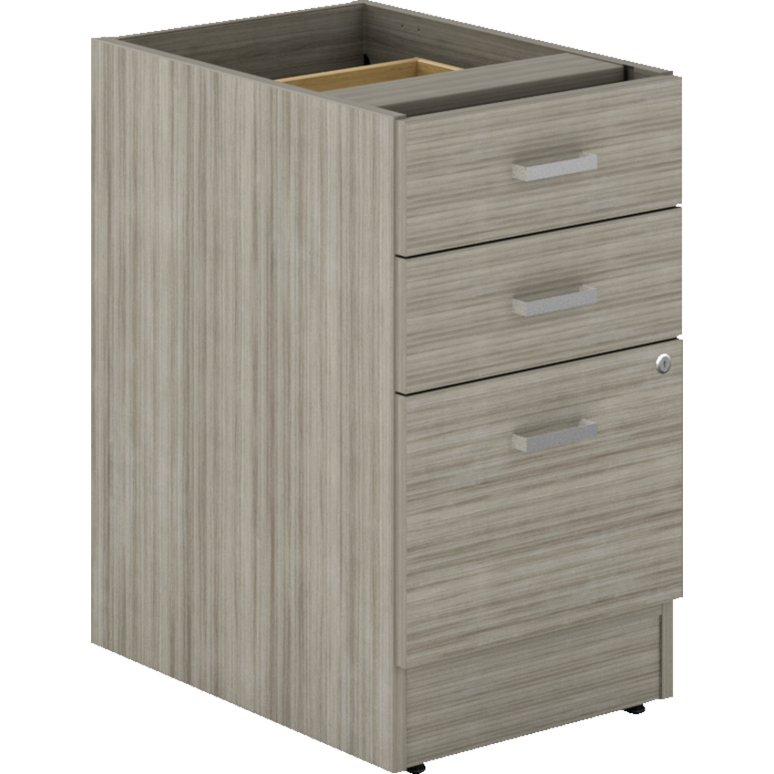 Offices to Go® Newland™ Pedestals 16"W x 23-1/4"D x 28-1/2"H Noce Grigio