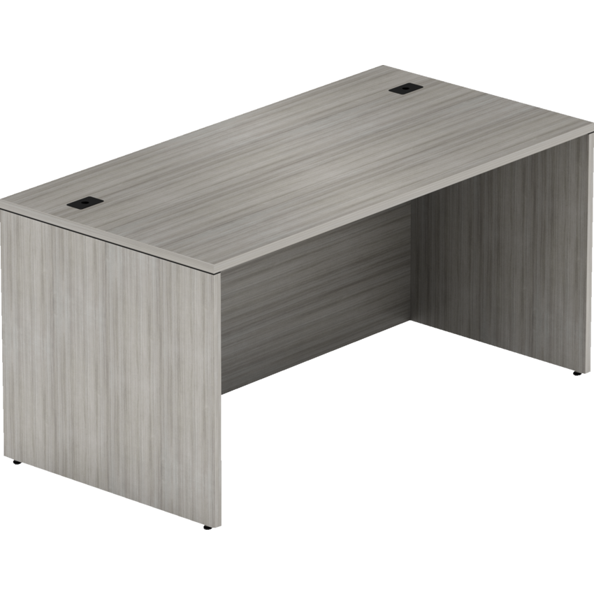 Offices To Go® Newland™ Rectangular Desk 72"W x 29-7/10"D x 29-3/5"H Noce Grigio Cherry finish