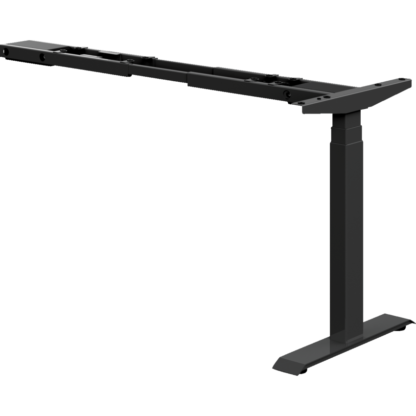 Offices to Go® Newland™ Electric Height Adjustable Table Base for L-shaped Configurations Black