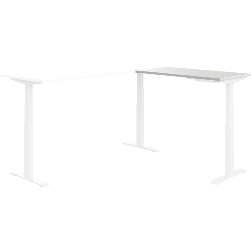 Offices to Go® Newland™ Return Top 41"W x 23"D Designer White