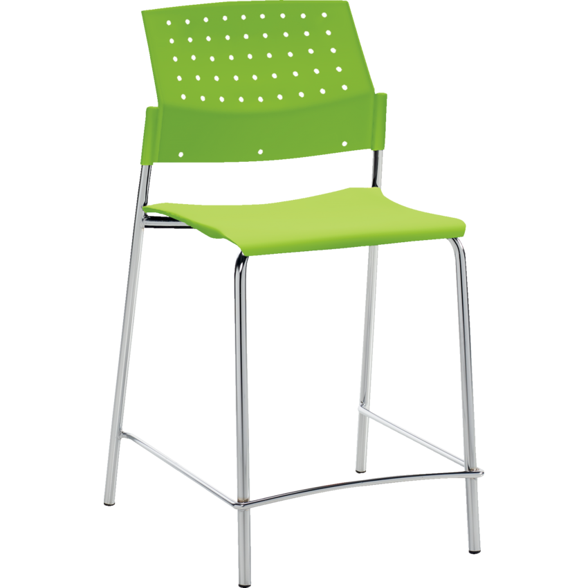 Global® Sonic™ Counter Stool Armless Cactus