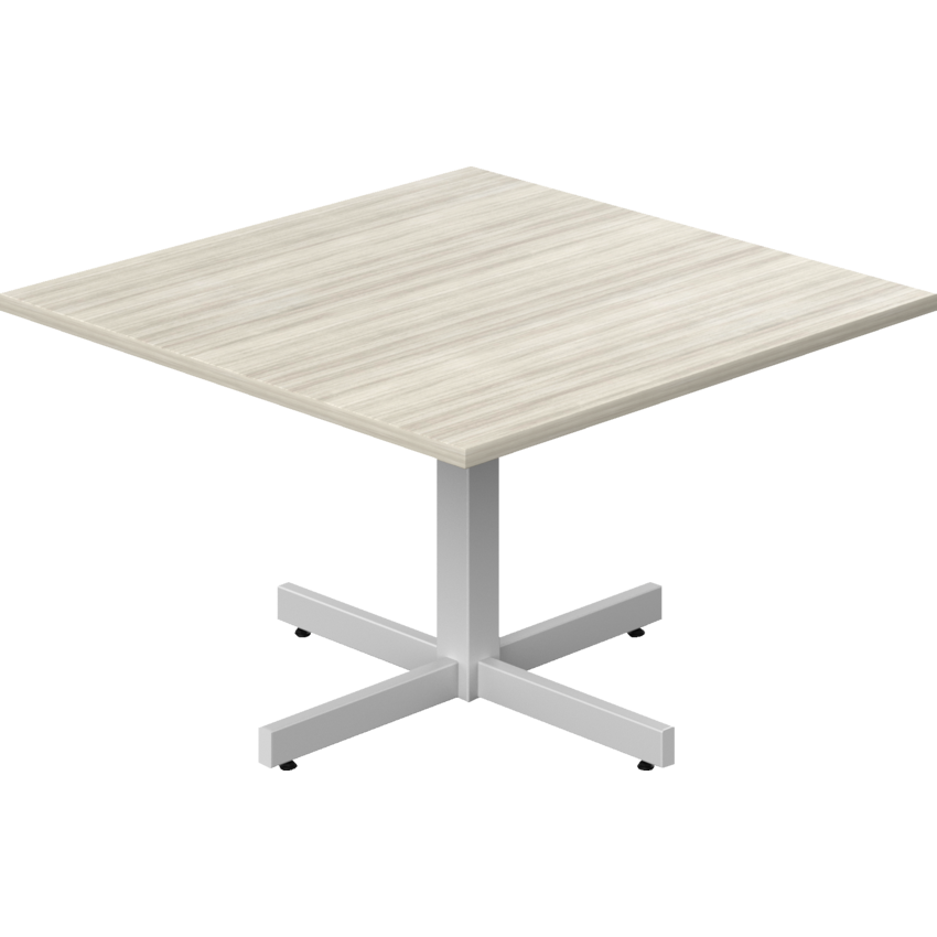 Offices to Go® Newland™ Table Square top 36"W x 36"D x 22"H Noce Grigio finish
