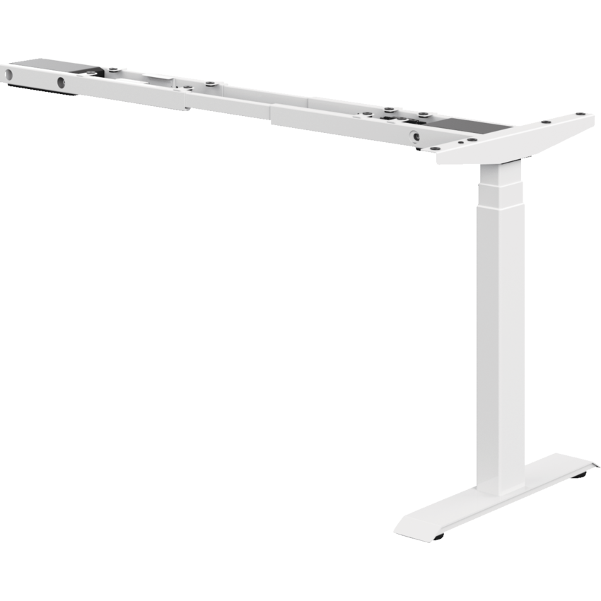Offices to Go® Newland™ Electric Height Adjustable Table Base Three Stage Designer White