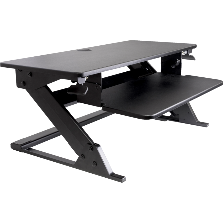 Offices to Go® Desktop Sit-Stand Workstation Black