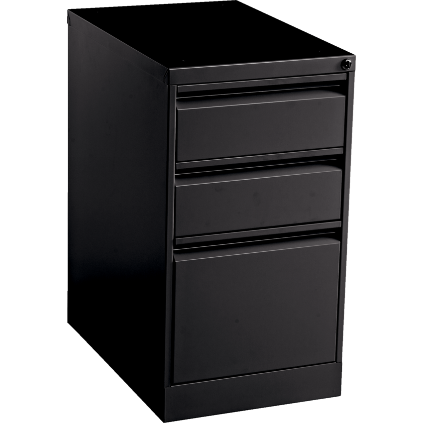 Offices to Go File Pedestal 2-Box/1 File Drawer 23" Deep Black