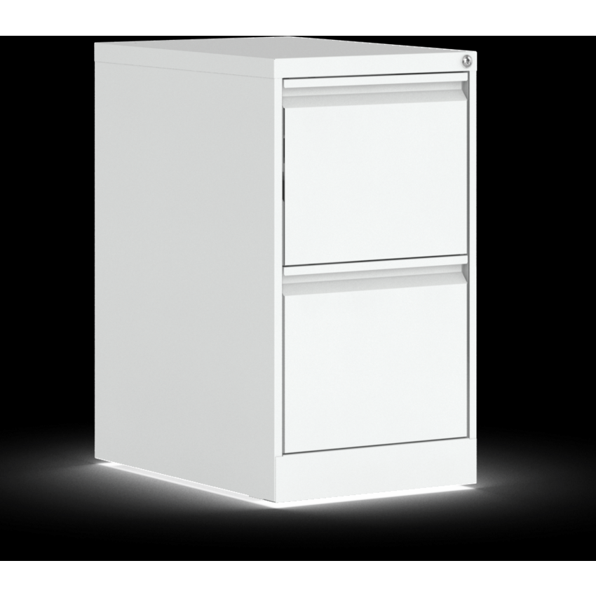 Offices to Go File Pedestal 2 File Drawers Designer White