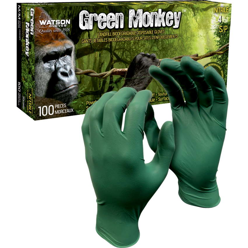 Watson Gloves Green Monkey™ Gloves Large 100/box
