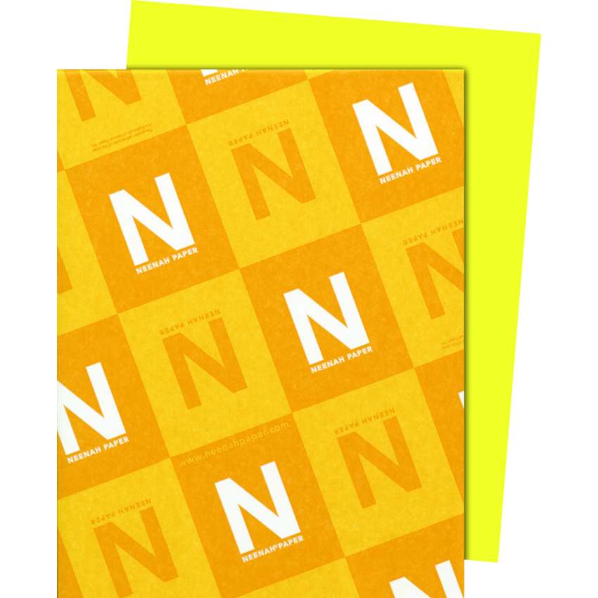 Neenah Astrobrights® Paper Letter Lift-Off Lemon 500/pkg