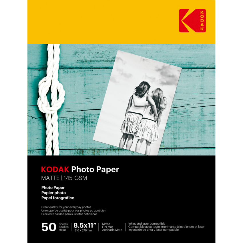 Kodak Picture Paper 8-1/2" x 11" 50 sheets/pkg