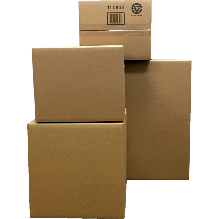 Kraft Corrugated Shipping Boxes 6"W x 6"D x 6"H 25/pkg