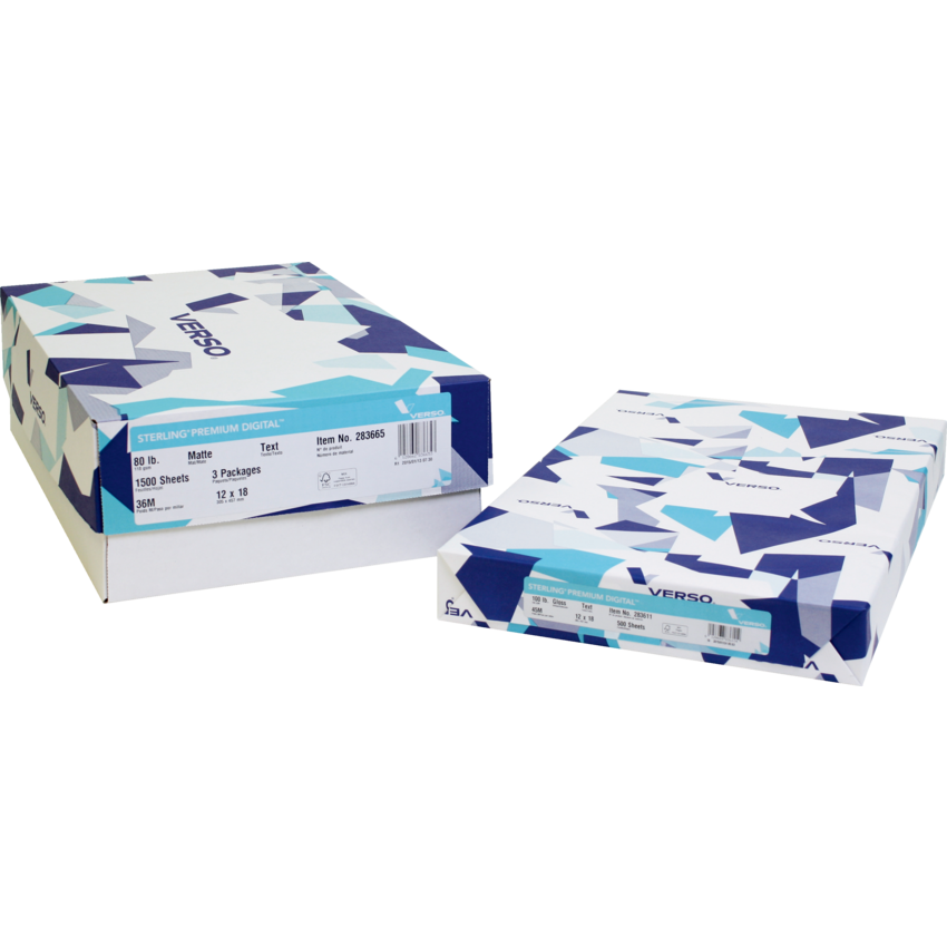 Sterling® Premium Digital™ Gloss Paper 95B 80 lb. 12" x 18" 500/pkg