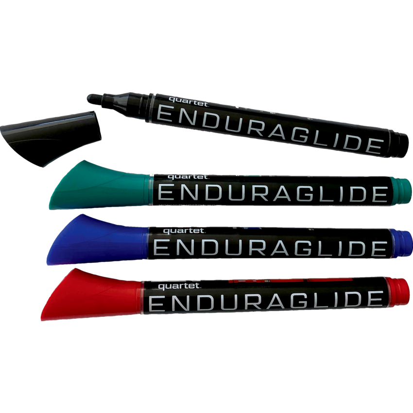 Quartet® EnduraGlide® Dry Erase Markers Fine Tip Assorted Colours 4/pkg