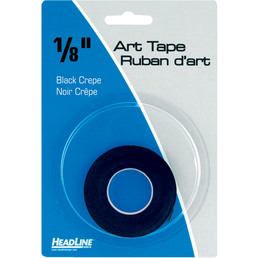 Headline® Graphic Art Tape 1/8" x 324" Black