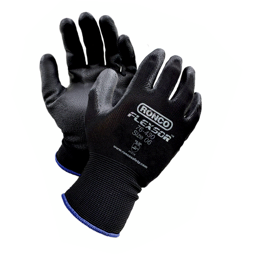RONCO Flexsor™ Nitrile Palm Coated Gloves 2X-Large 12/pkg