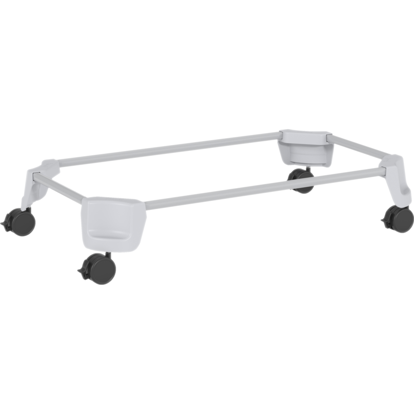 Jonti-Craft® QuietTime Cot Carts 41-1/2"W x 24"D x 8-1/2"H Grey