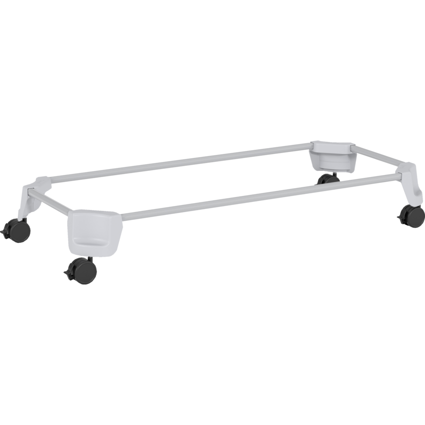 Jonti-Craft® QuietTime Cot Carts 53-1/2"W x 24"D x 8-1/2"H Grey