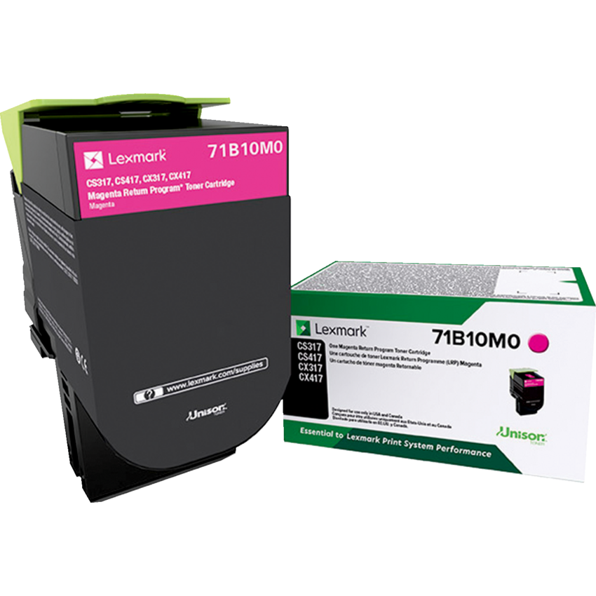Lexmark® Laser Cartridges Return program 71B10M0 Magenta