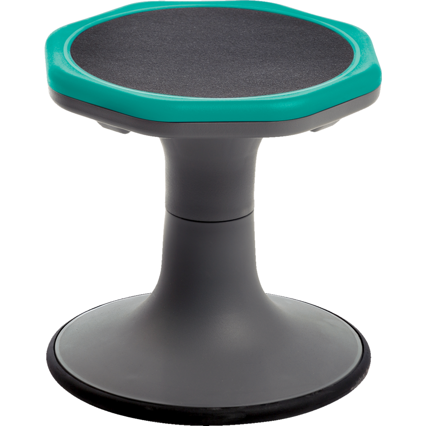 Mitybilt Jive Balance Stool 12"H Aqua