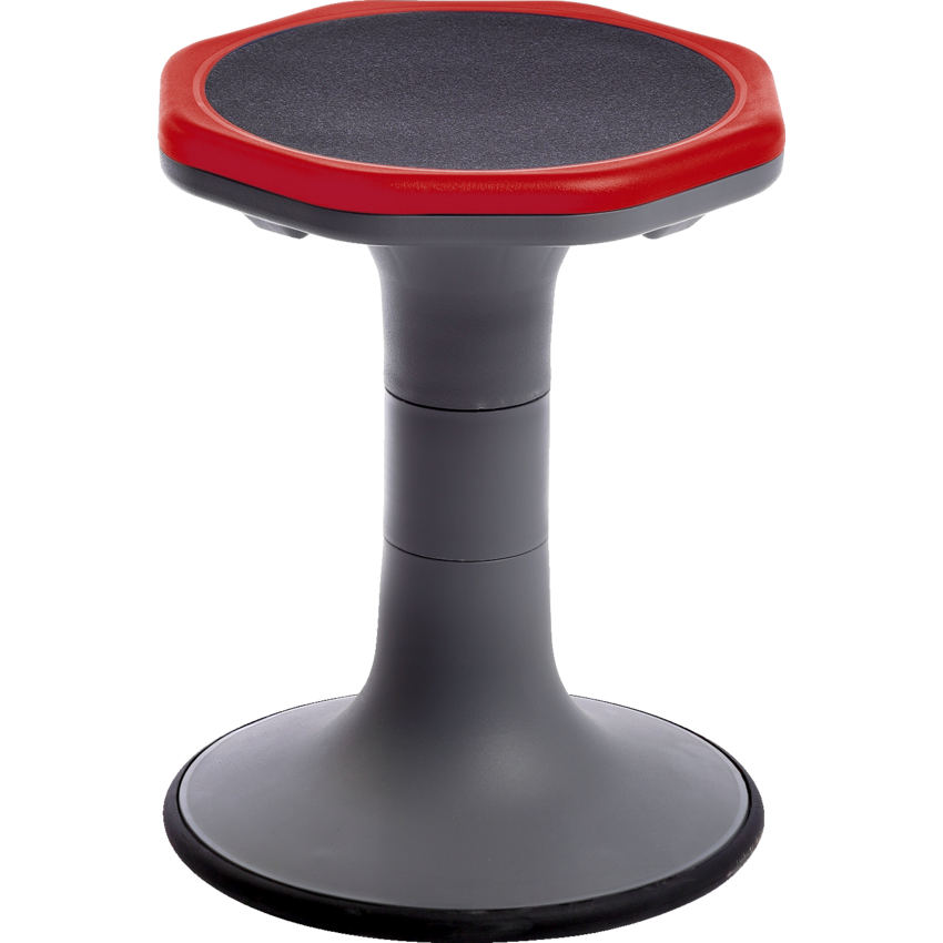 Mitybilt Jive Balance Stool 15"H Red