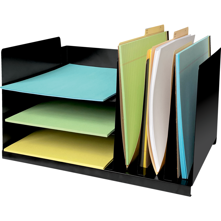 Merangue Metal Horizontal-Vertical Sorter Black