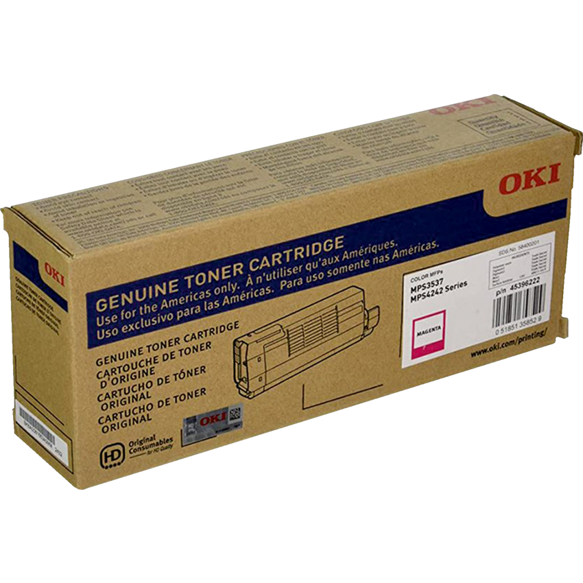 OKI Data® Laser Cartridge 45396222 Magenta