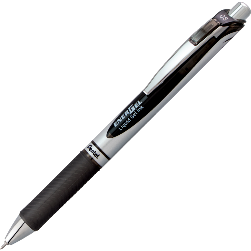 Pentel® EnerGel® RTX® Retractable Gel Pen 0.3 mm Black