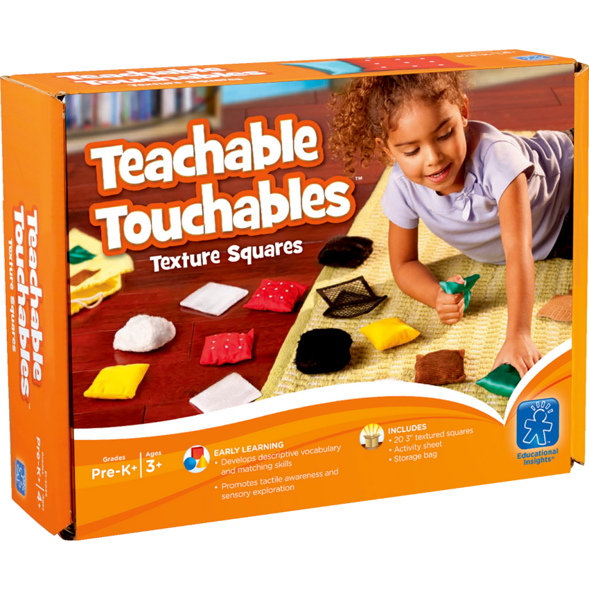 Educational Insights® Teachable Touchables™ Texture Squares 20/set