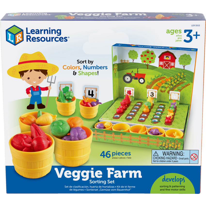 Learning Resources® Veggie Farm Sorting Set