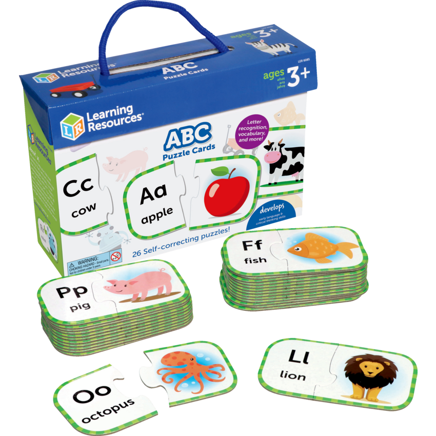 Learning Resources® Puzzle Cards ABC