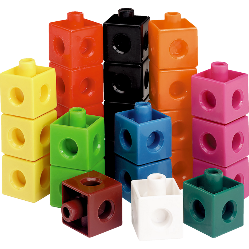 Learning Resources® Snap Cubes® 3/4" Assorted Colours 500/set