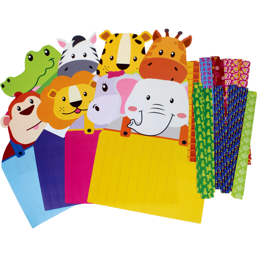 Roylco African Weaving Mats Assorted Colours 24/Kit