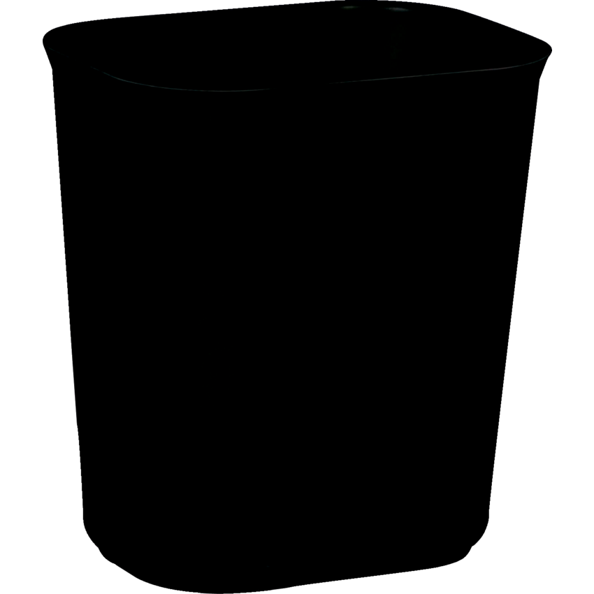 Rubbermaid® Fire Resistant Wastebasket 13.2 L Black