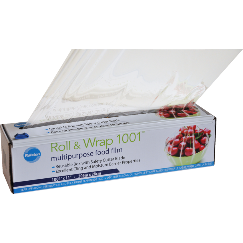 Ralston Roll & Wrap Food Film 11"W x 1,001'L