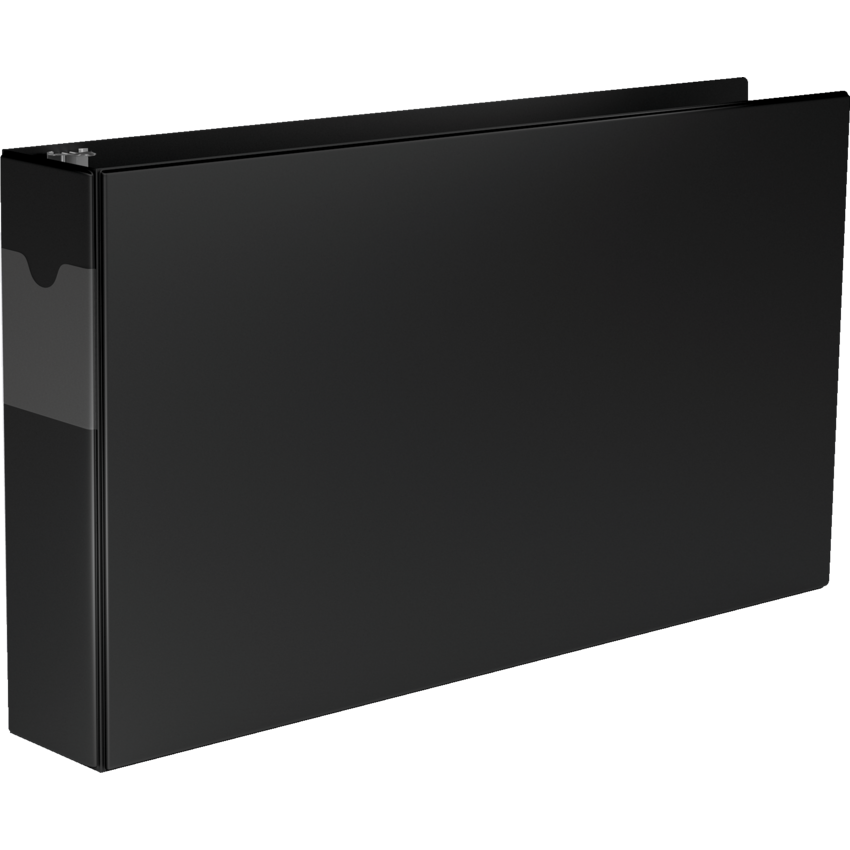 Davis Group Deluxe  Heavy Duty Spreadsheet D-Ring Binder 2" Black