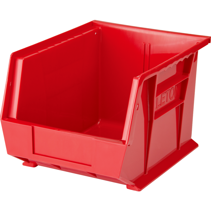 Kleton® Stack and Hang Bin 8-1/4"W x 10-3/4"D x 7"H Red