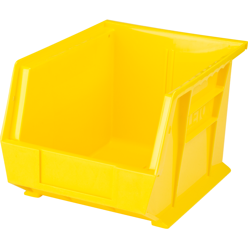 Kleton® Stack and Hang Bin 8-1/4"W x  10-3/4"D x 7"H Yellow
